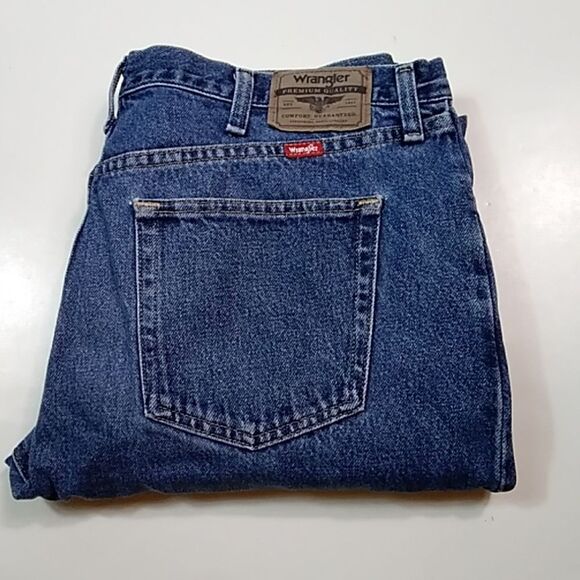 Wrangler Premium Quality Est 1947 Men Jeans Size 38X29 - Picture 3 of 11